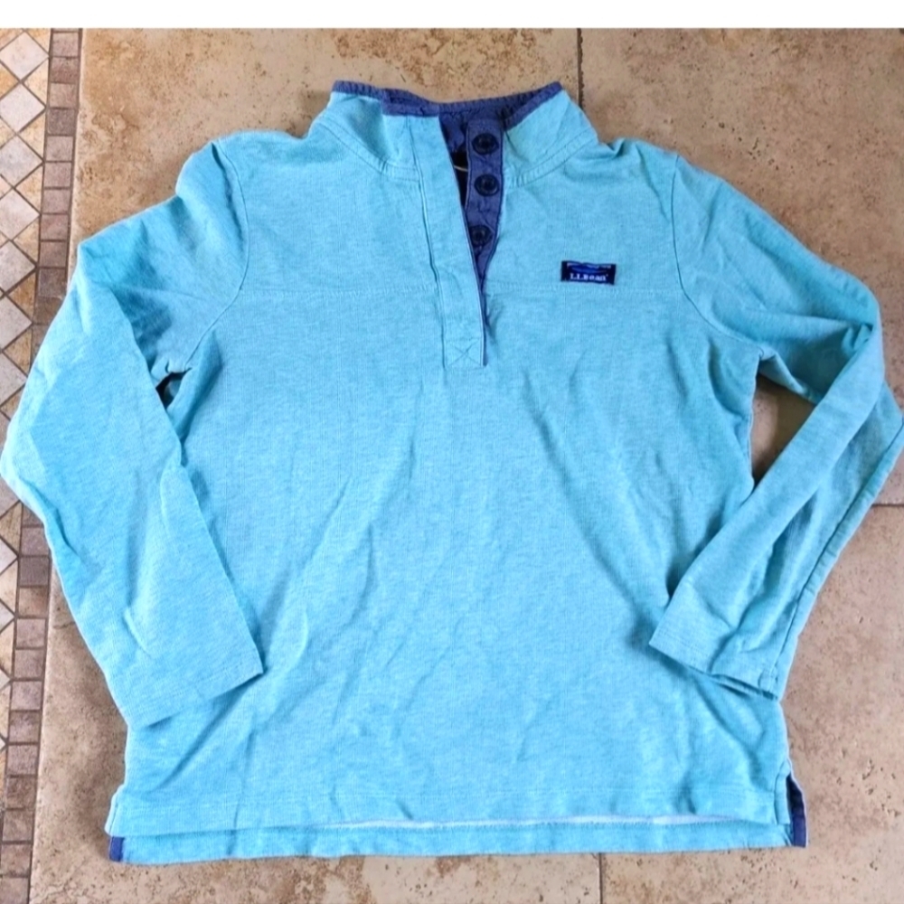 L.L BEAN RUGBY SWEATSHIRT